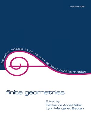 cover image of Finite Geometries